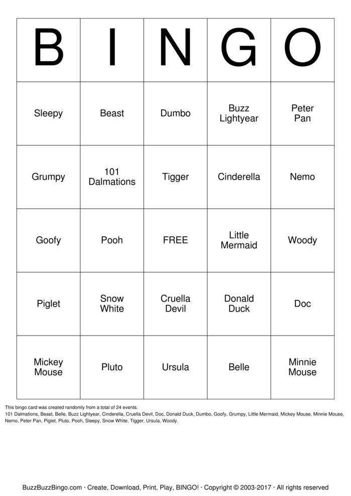 Download Free Custom Bingo Cards