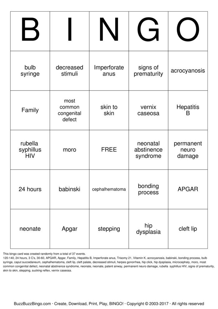 Download Free Custom Bingo Cards Download Free Custom Bingo Cards