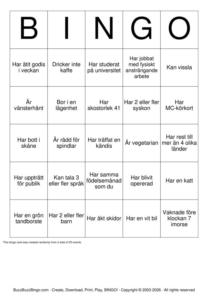 Download Free Mingelbingo Bingo Cards