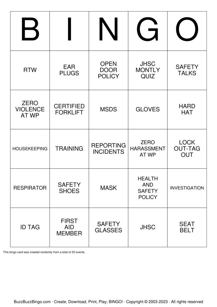 Custom Bingo Cards to Download, Print and Customize!