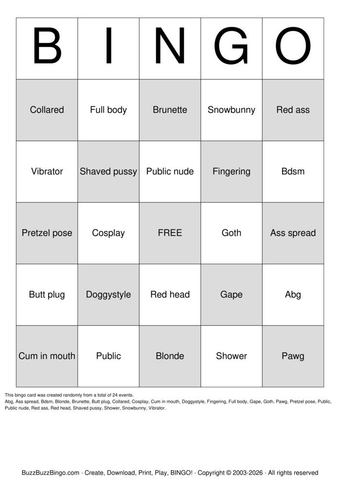 Download Free Custom Bingo Cards Download Free Custom Bingo Cards