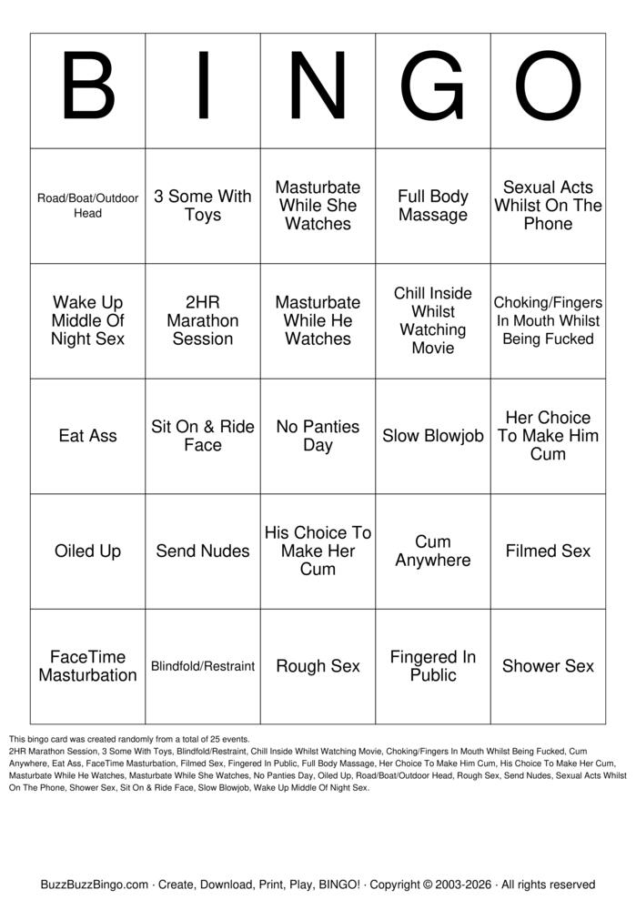 Download Free Custom Bingo Cards