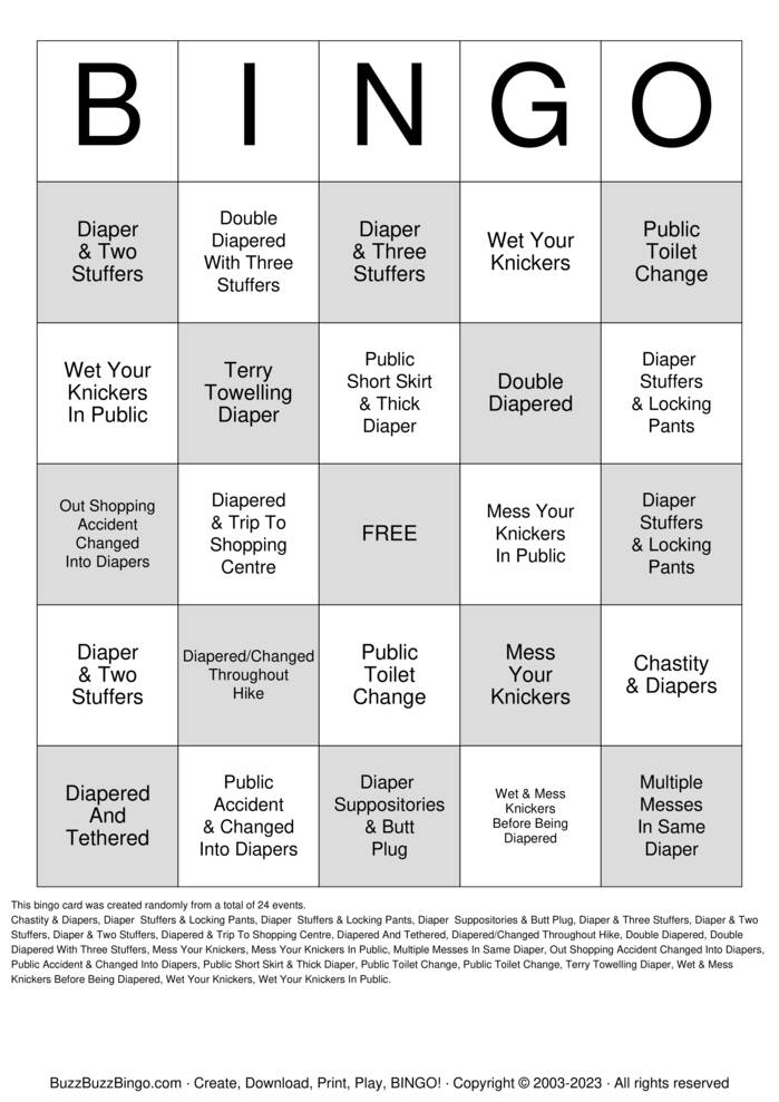 Bingo Cards to Download, Print and Customize!