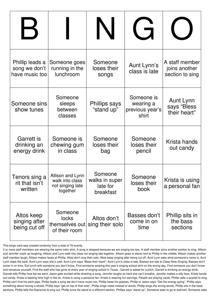 Download Free 7x7 Bingo Cards