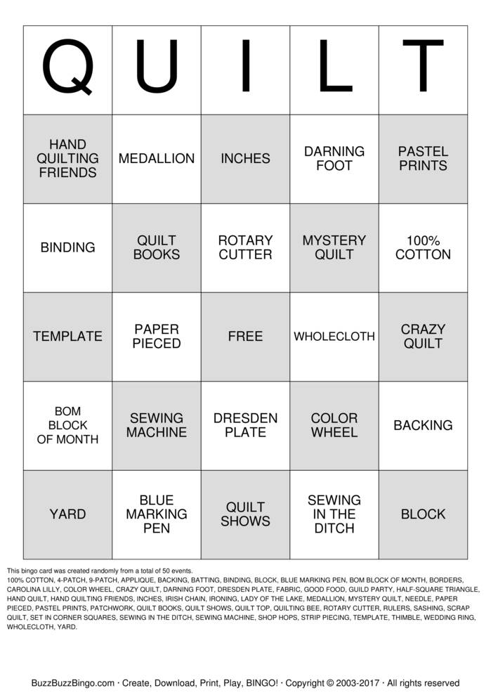 Download Free Custom Bingo Cards Download Free Custom Bingo Cards