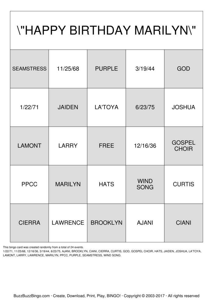 Custom Bingo Cards to Download, Print and Customize!