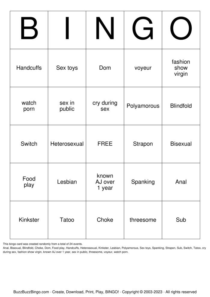 Leather &amp; Lace Bingo Bingo Cards to Download, Print and Customize!
