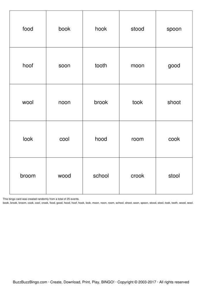 Hood Bingo Hood Bingo