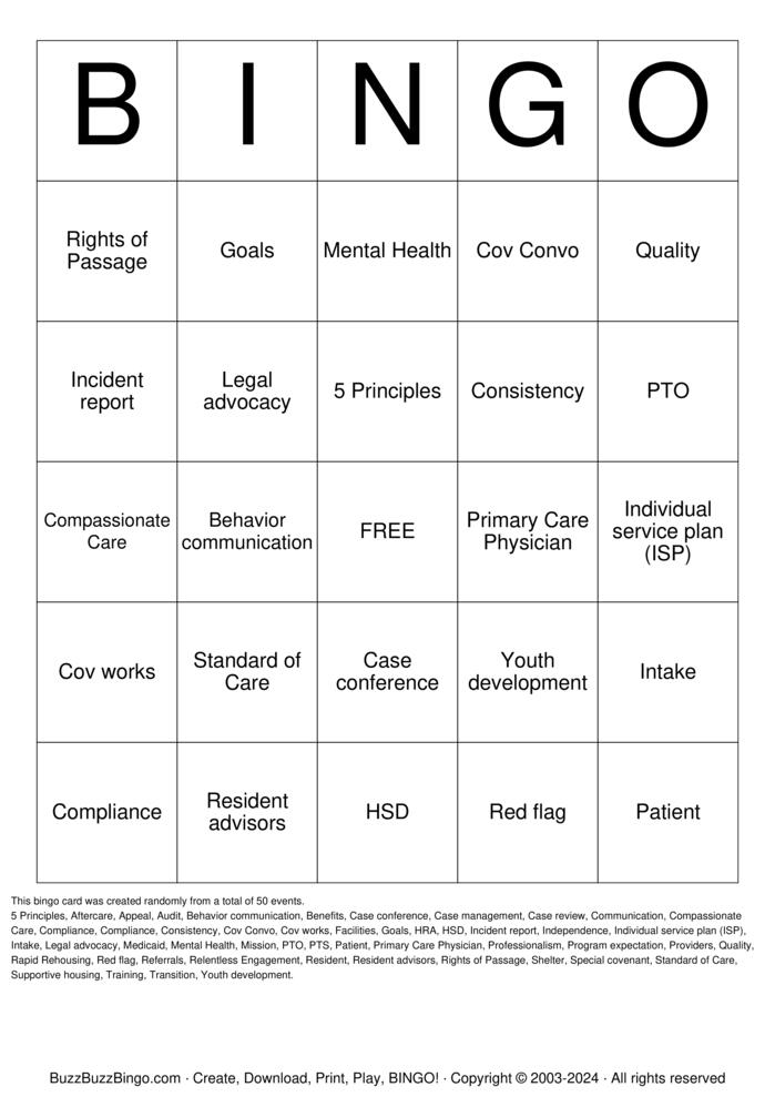 Download Free Team Building Bingo Cards