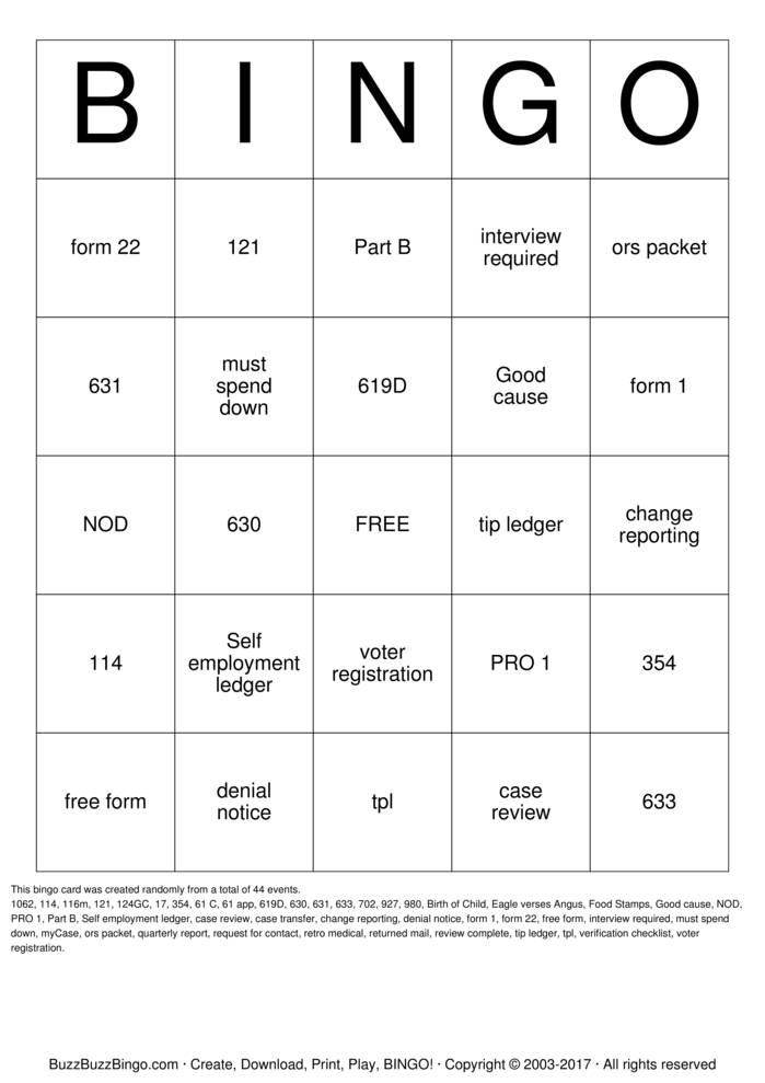 Custom Bingo Cards to Download, Print and Customize!