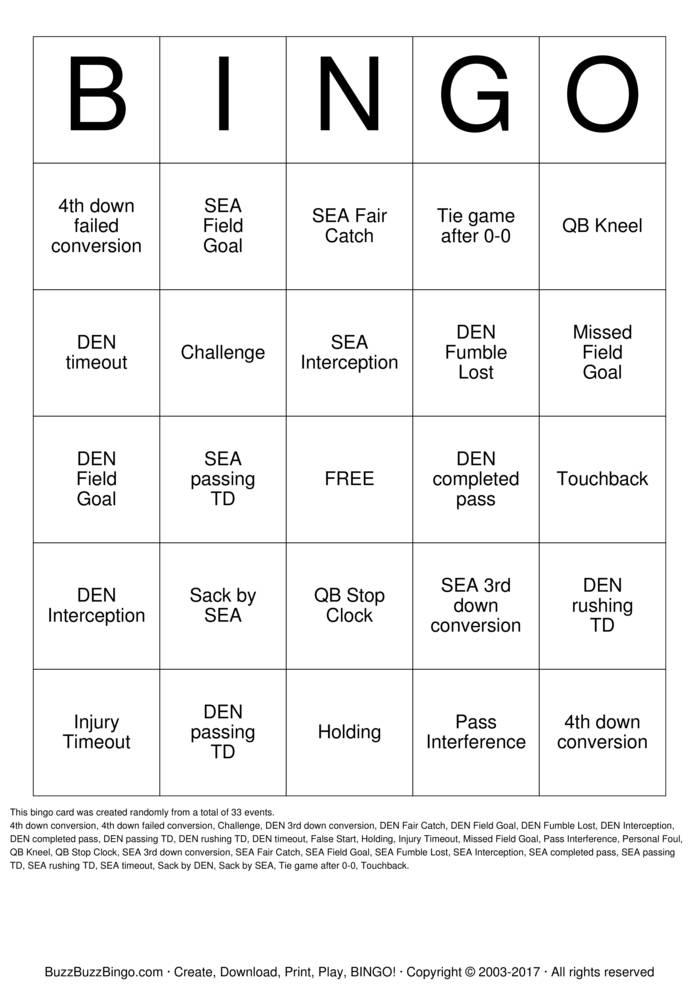Download Free Daria's Deals Super Bowl Bingo Bingo Cards Download Free Daria's Deals Super Bowl Bingo Bingo Cards