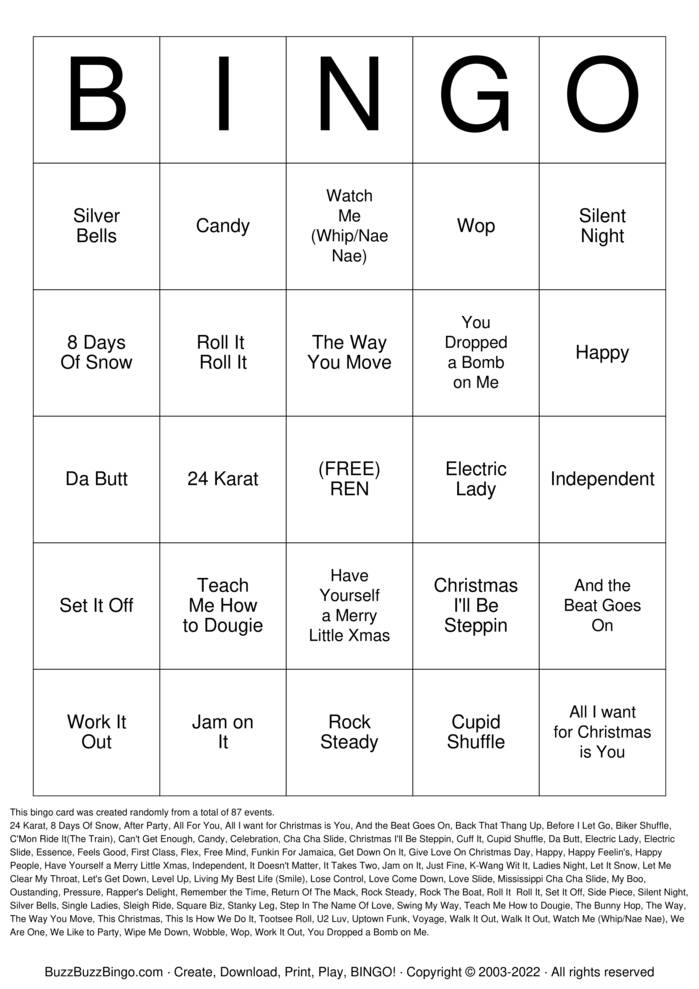 Download Free Sisterly Relations R&B Bingo Bingo Cards Download Free Sisterly Relations R&B Bingo Bingo Cards