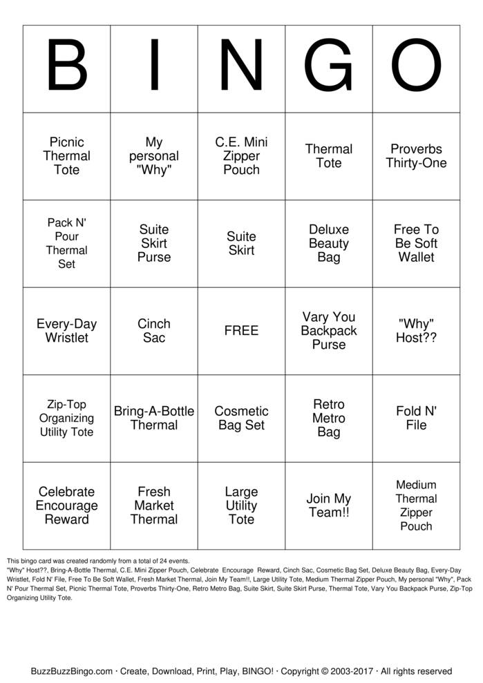 Download Free Custom Bingo Cards Download Free Custom Bingo Cards