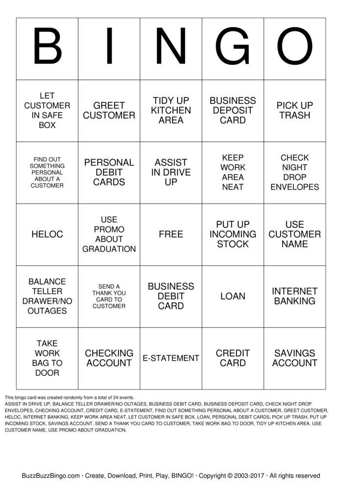 Custom Bingo Cards to Download, Print and Customize!