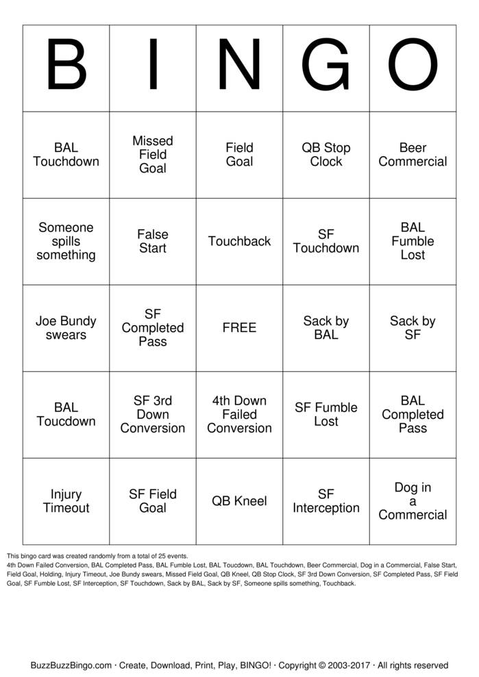 Download Free Custom Bingo Cards Download Free Custom Bingo Cards