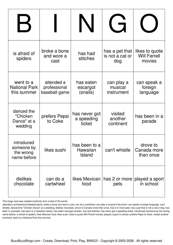 Download Free Find Someone Who... Bingo Cards Download Free Find Someone Who... Bingo Cards