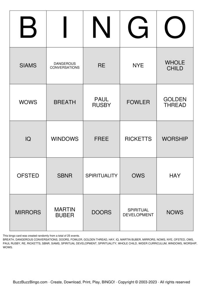 FAMILY BINGO Bingo Cards to Download, Print and Customize!