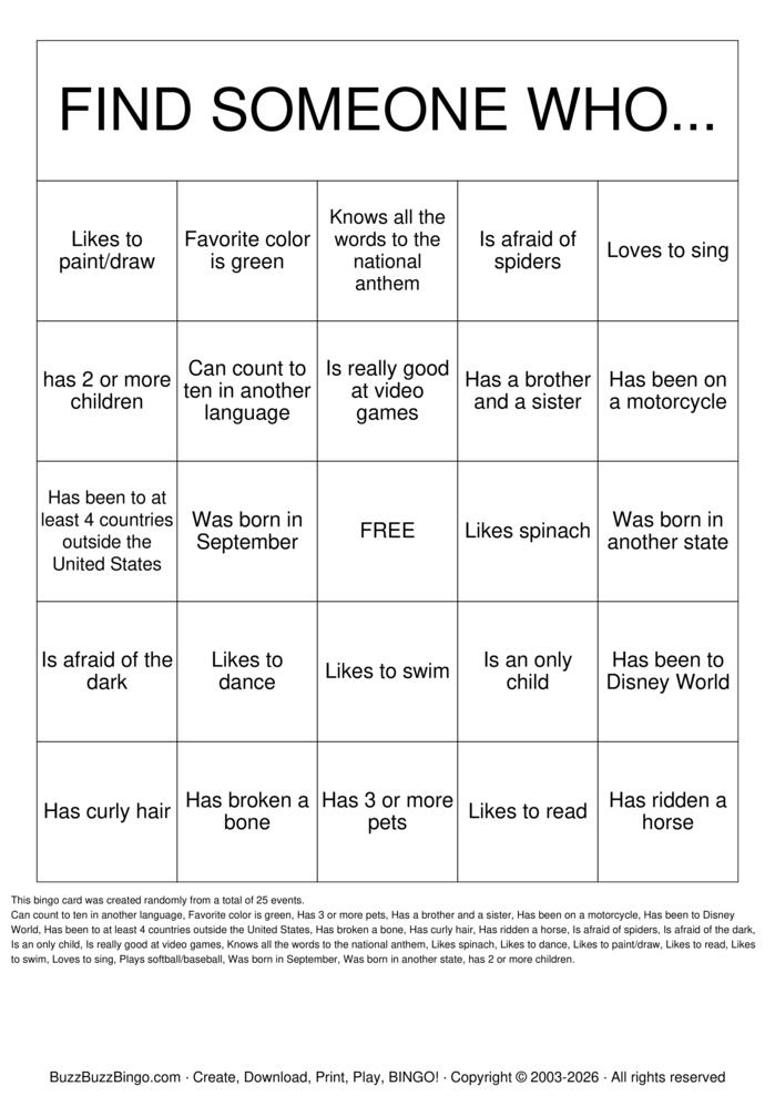 Download Free Mingle Bingo Bingo Cards Download Free Mingle Bingo Bingo Cards