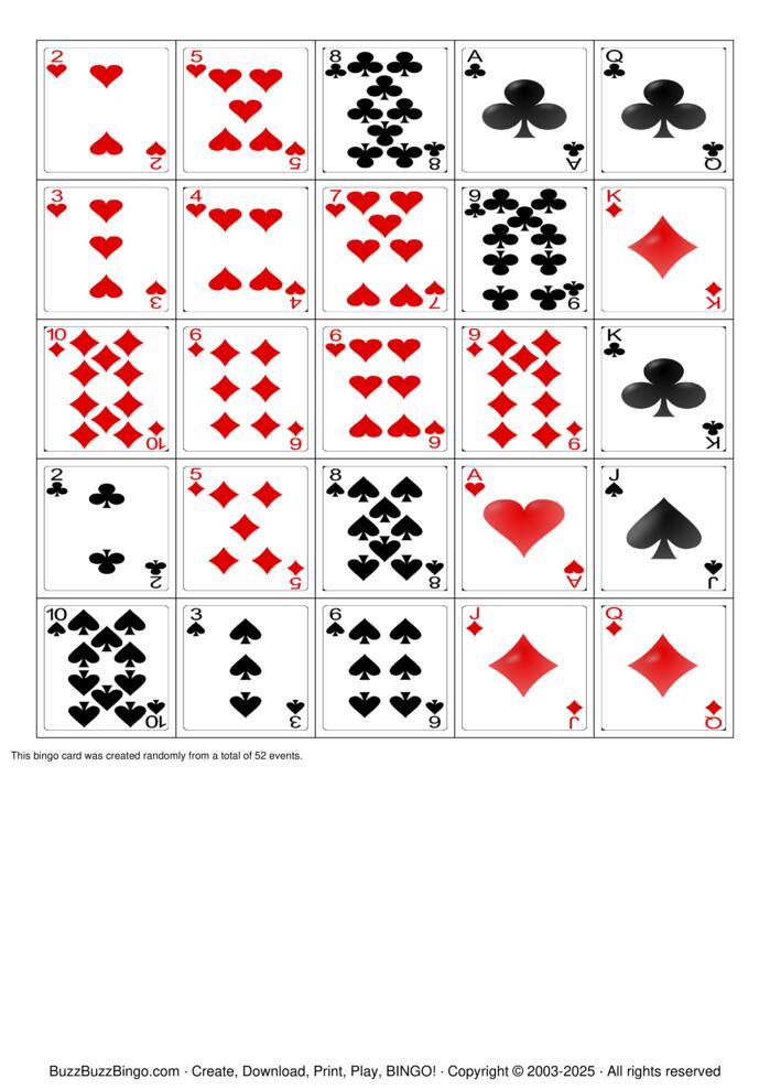 Pokeno Bingo Cards to Download, Print and Customize!