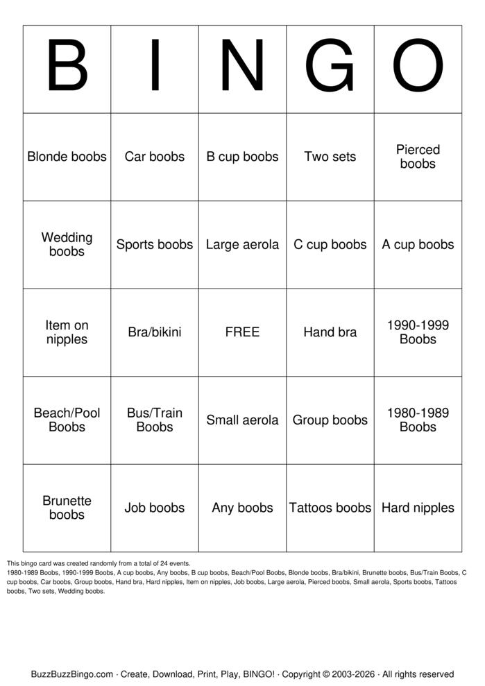 Download Free Custom Bingo Cards Download Free Custom Bingo Cards