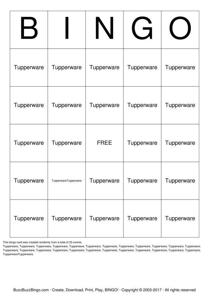 Custom Bingo Cards to Download, Print and Customize!