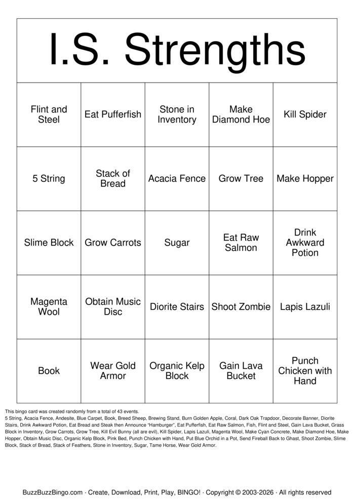 Download Free BLACKOUT BINGO Bingo Cards