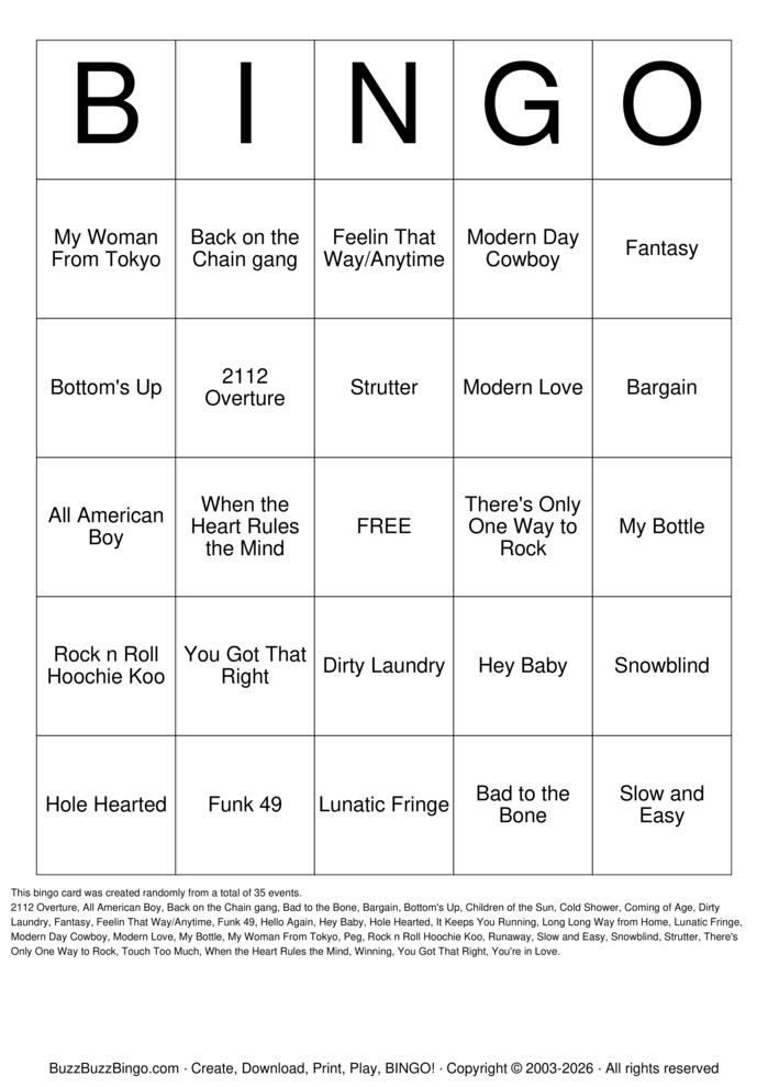 Download Free Custom Bingo Cards Download Free Custom Bingo Cards