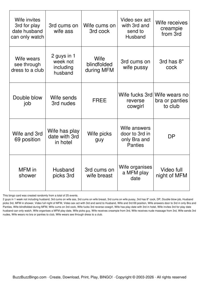 Download Free Mfm threesome Bingo Cards Download Free Mfm threesome Bingo Cards