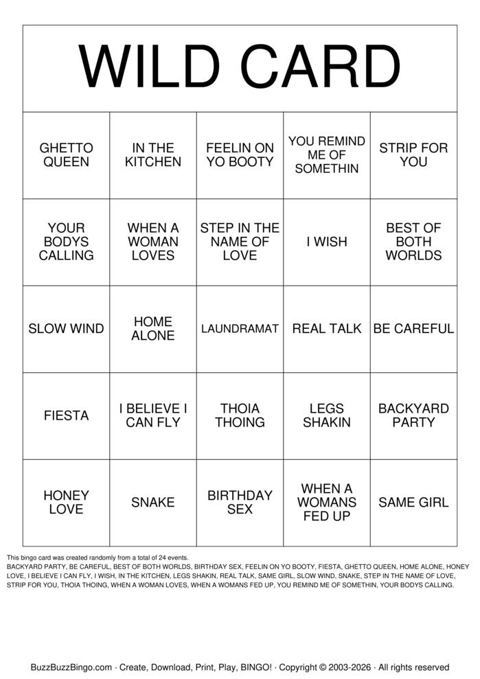 Download Free Custom Bingo Cards Download Free Custom Bingo Cards