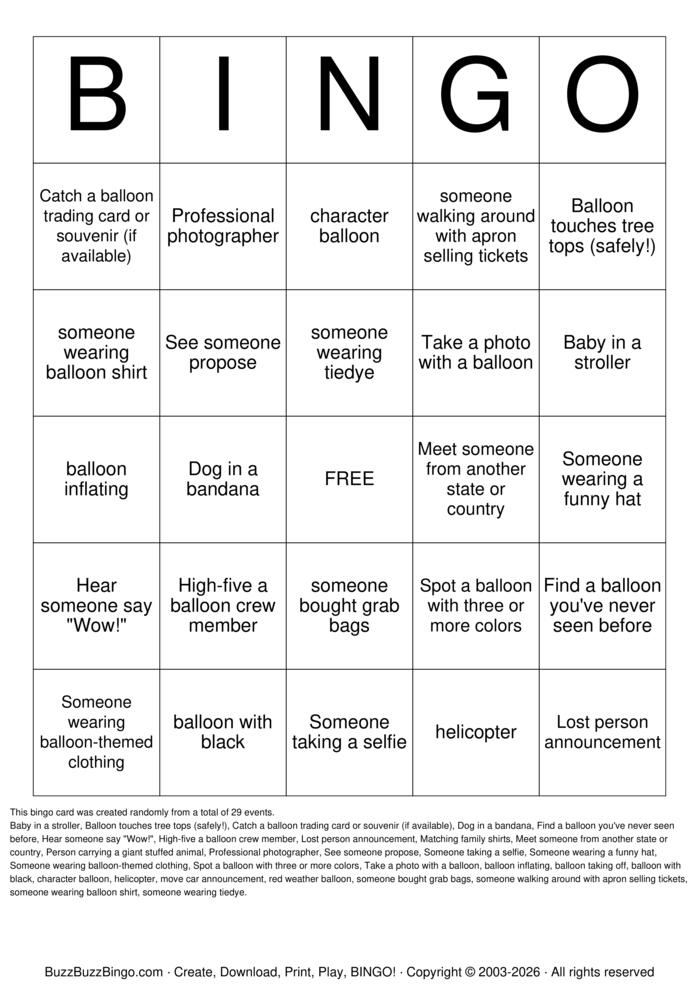 Download Free Custom Bingo Cards Download Free Custom Bingo Cards