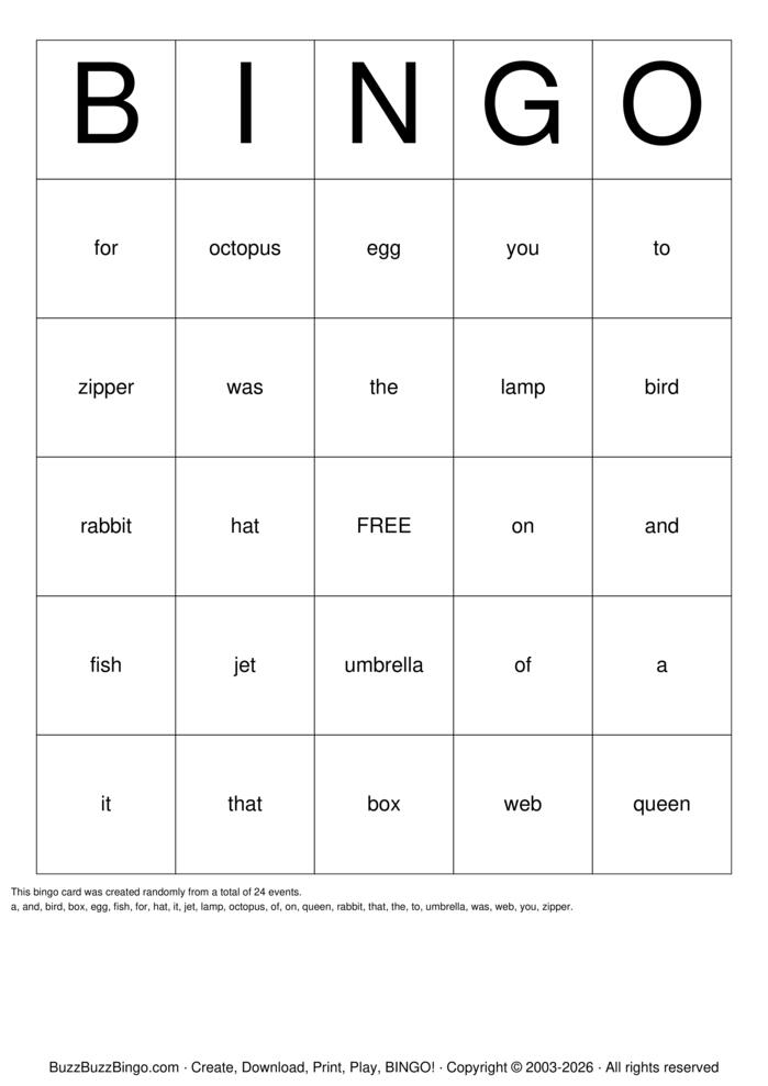 Download Free Custom Bingo Cards Download Free Custom Bingo Cards