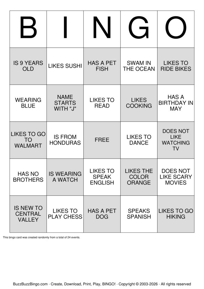Download Free ICEBREAKER BINGO Bingo Cards Download Free ICEBREAKER BINGO Bingo Cards