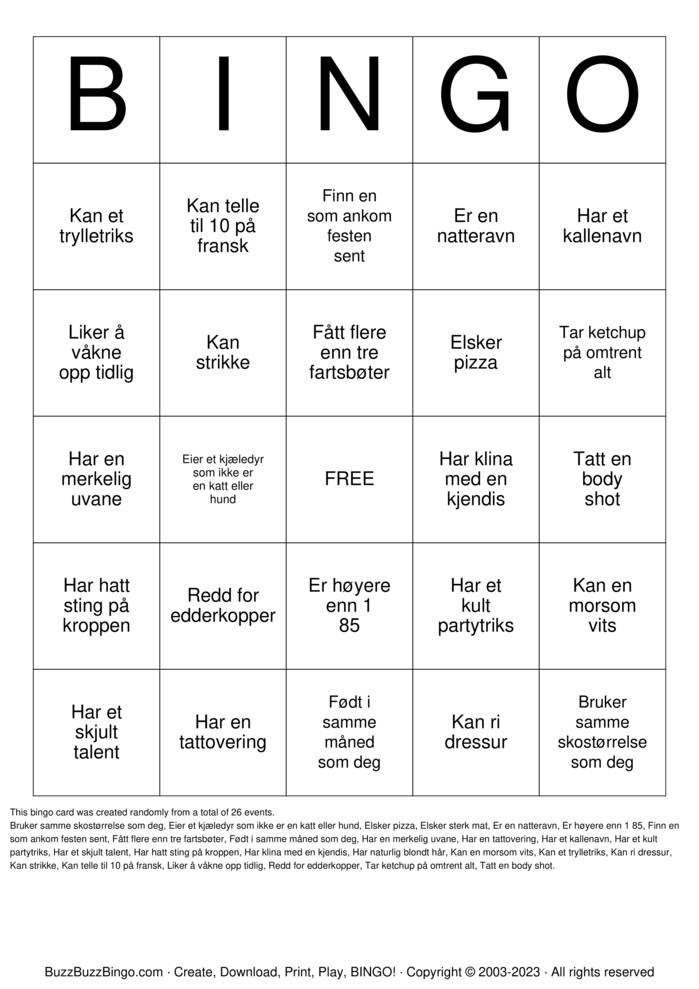 Download Free MAMMA MIA BINGO Bingo Cards Download Free MAMMA MIA BINGO Bingo Cards