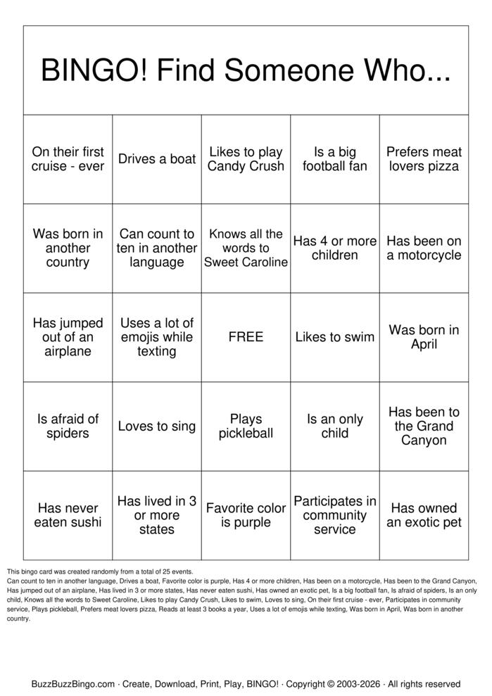 Download Free Mingle Bingo Bingo Cards Download Free Mingle Bingo Bingo Cards