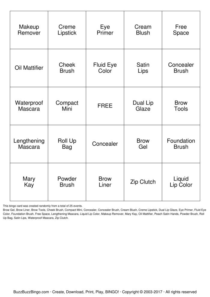 Download Free MARYK Bingo Cards