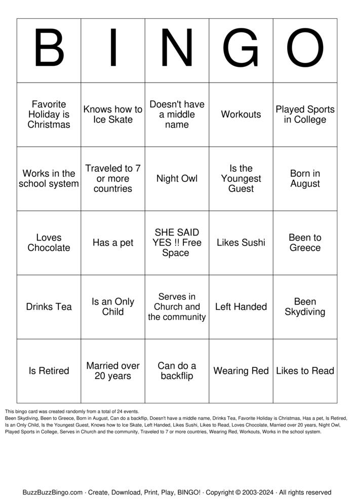 Download Free Custom Bingo Cards Download Free Custom Bingo Cards