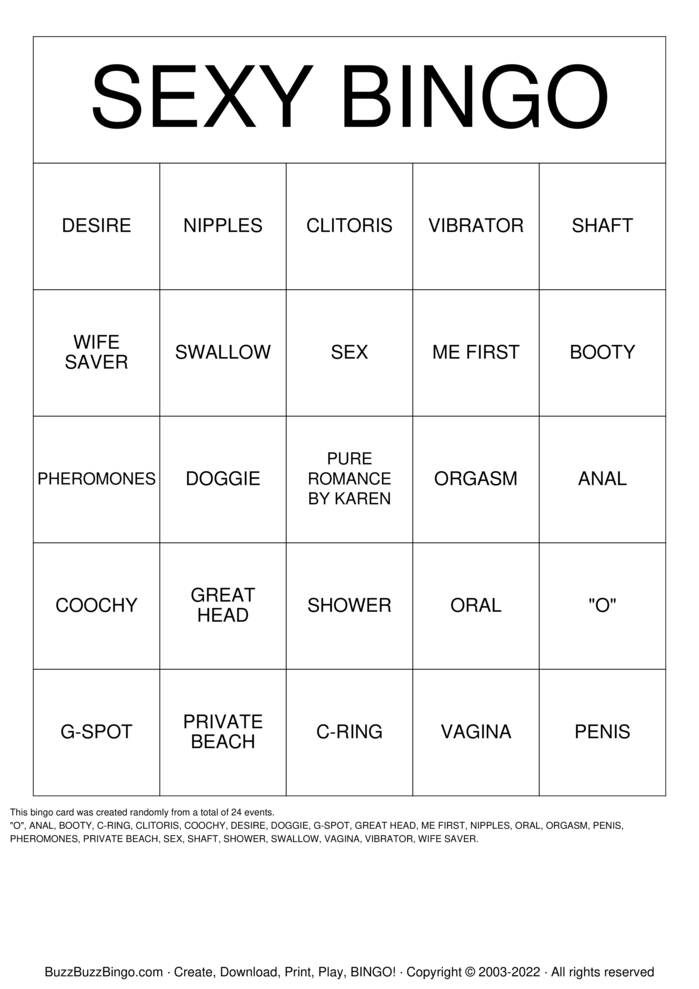 Download Free DIRTY BINGO Bingo Cards Download Free DIRTY BINGO Bingo Cards