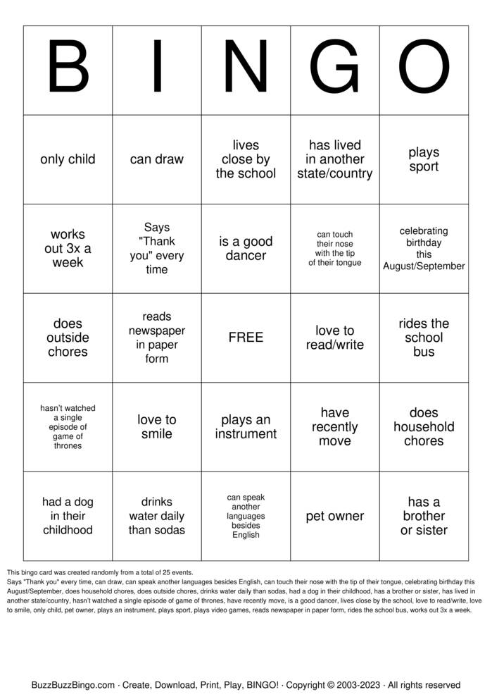 Download Free Meet Me Bingo Bingo Cards