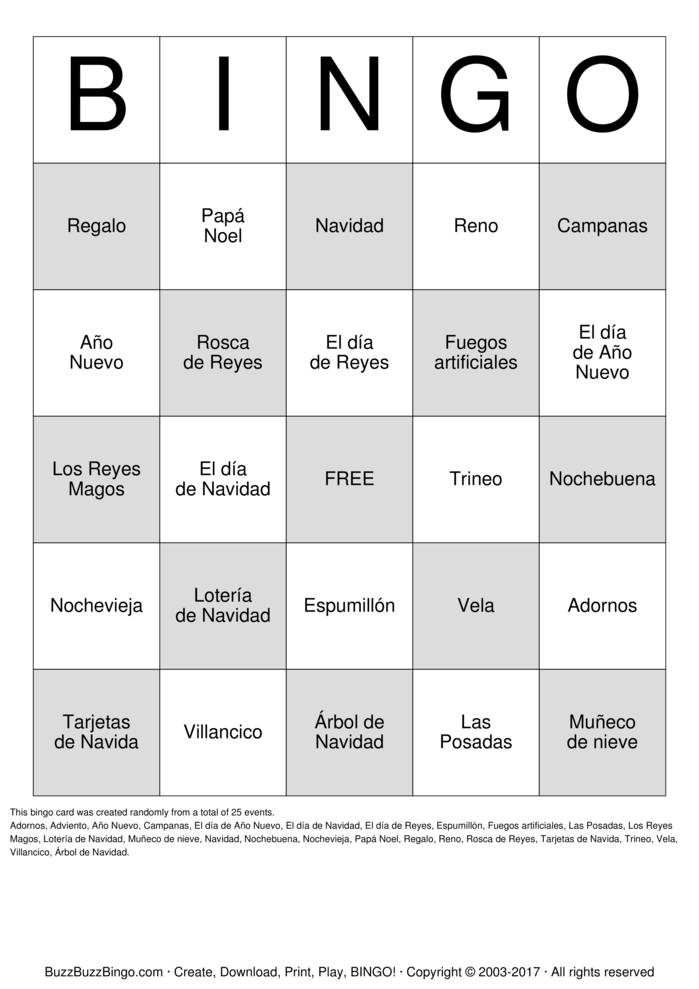 Download Free Custom Bingo Cards