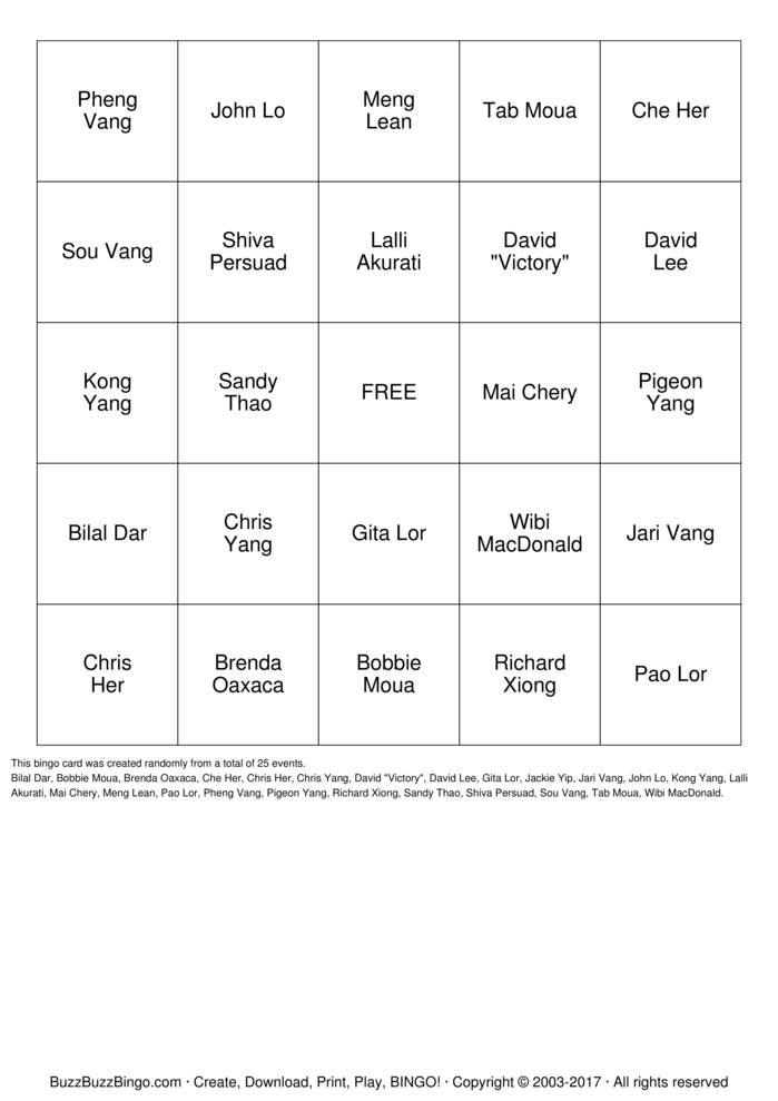 Custom Bingo Cards to Download, Print and Customize!